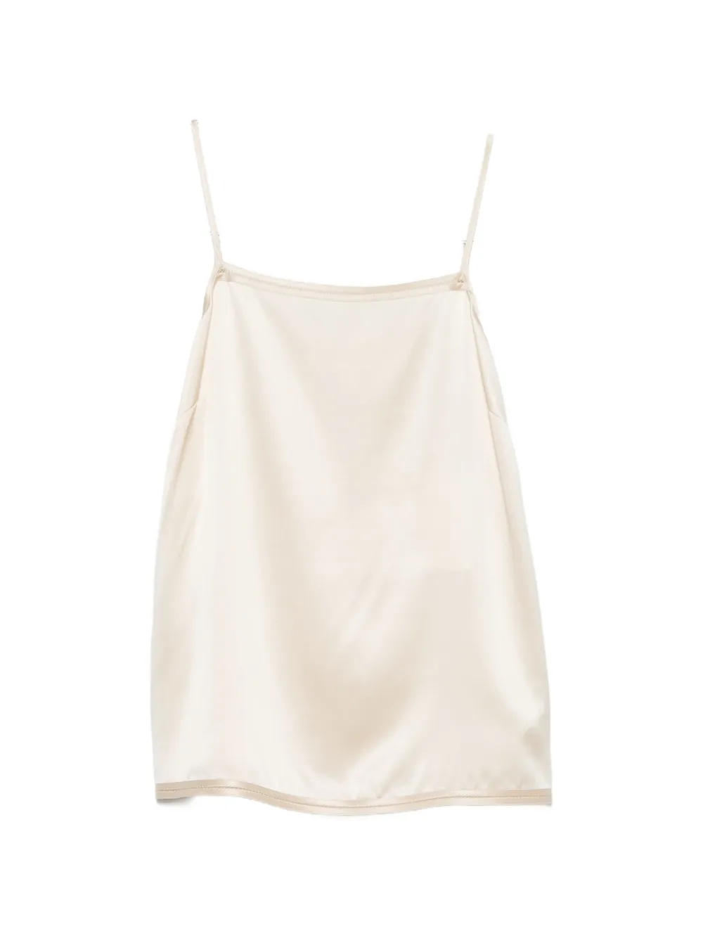 JOSEPH satin-finish spaghetti-strap top - Toni neutri