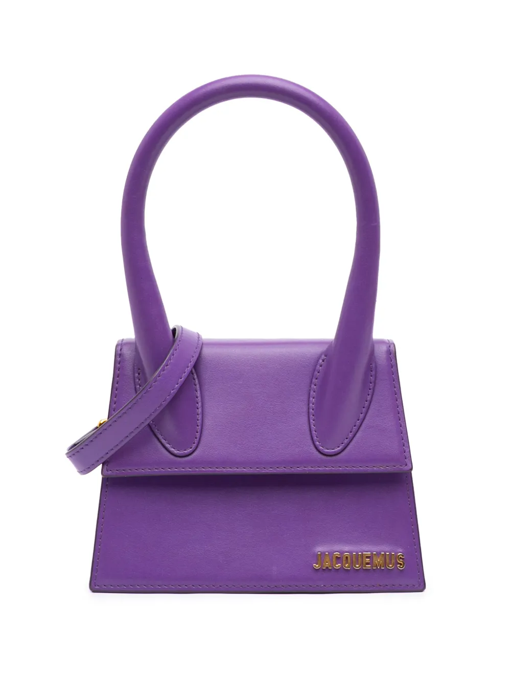 Jacquemus Pre-Owned sac à main Le Chiquito Moyen en cuir (2021-2022) - Violet Jacquemus Pre-Owned sac à main Le Chiquito Moyen en cuir (2021-2022) - Violet