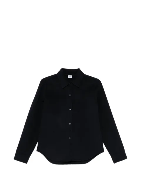 ASPESI press-stud curved-hem shirt
