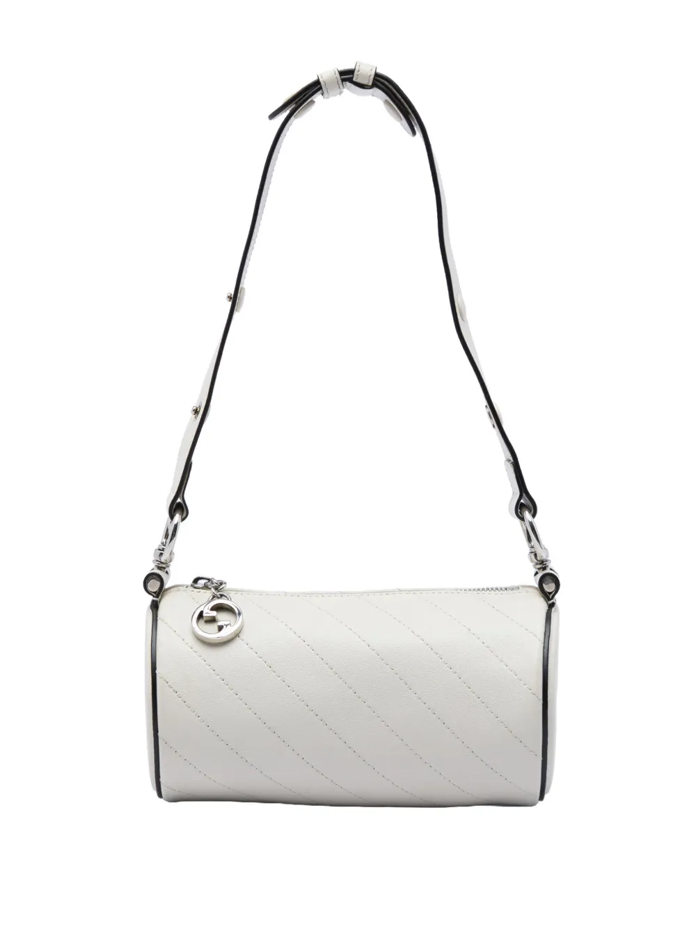 Gucci Pre-Owned 2016-2026 Mini Calfskin Blondie Barrel shoulder bag - Bianco