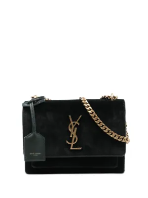 Saint Laurent Pre-Owned 2010-2026 スモール クロコエンボス レザー