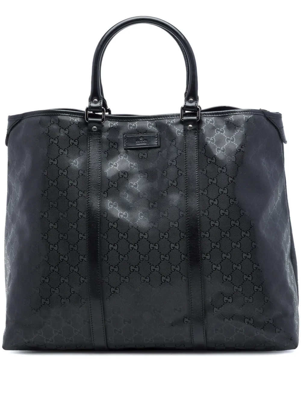 Gucci Pre-Owned 2016-2026 GG Imprime Weekender travel bag - Nero