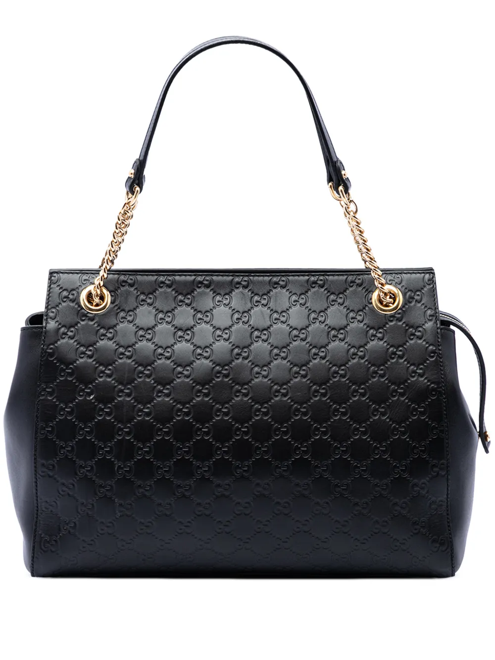 Gucci Pre-Owned Borsa tote Guccissima Soft Signature media 2016-2026 - Nero