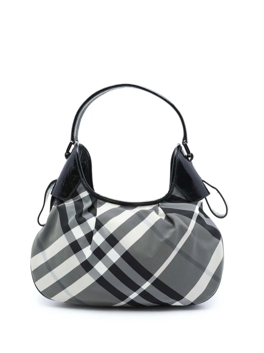 Burberry Pre-Owned 2000-2017 Beat Check Nylon Brooklyn hobo bag - Grau