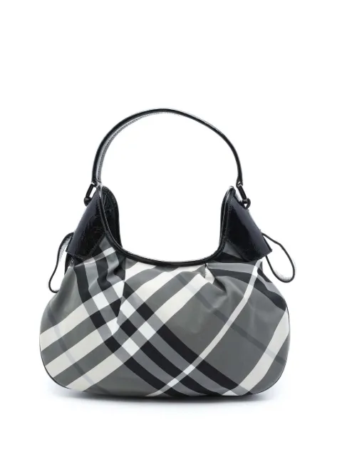 Burberry Pre-Owned 2000-2017 Beat Check Nylon Brooklyn hobo bag