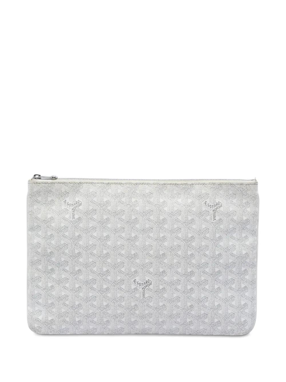 Goyard Pre-Owned 2017 Goyardine Senat MM clutch bag - Bianco