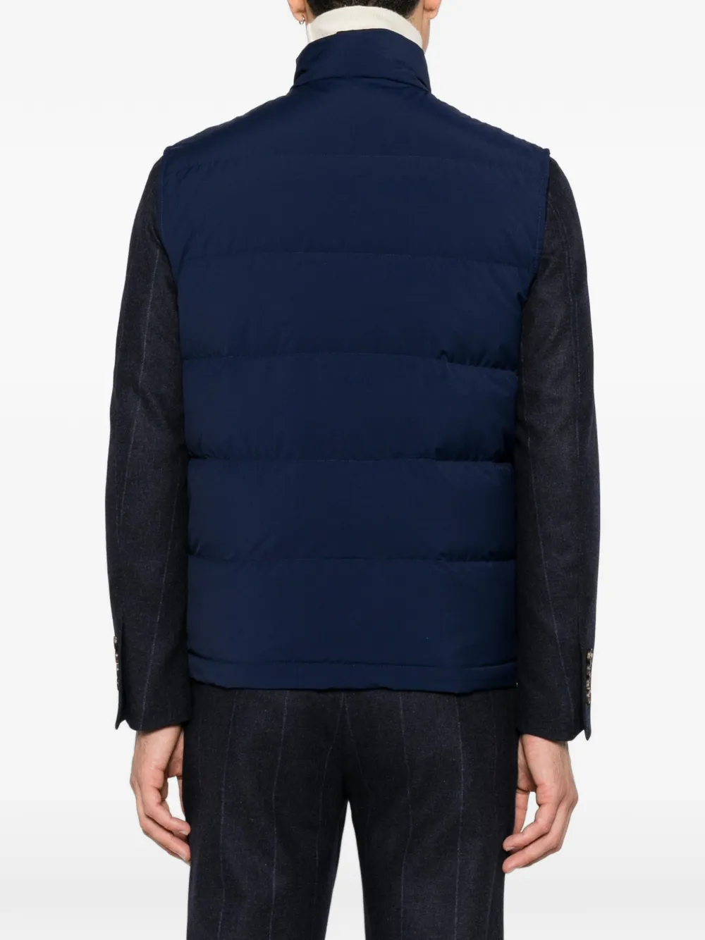 Eleventy padded gilet Blauw