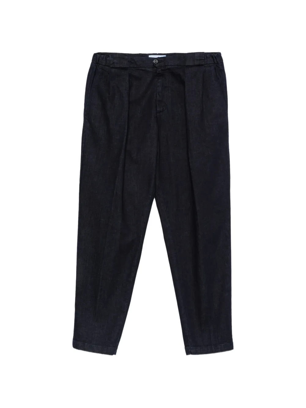 VELA SHOP pleated straight-leg jeans - Blu