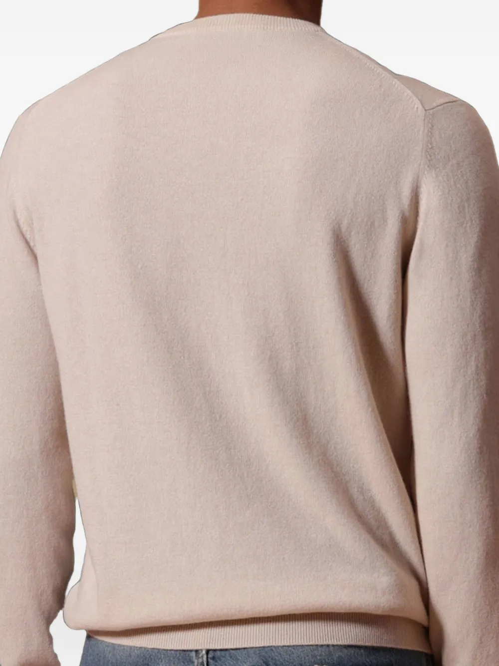 Ballantyne Kasjmier trui met ronde hals Beige