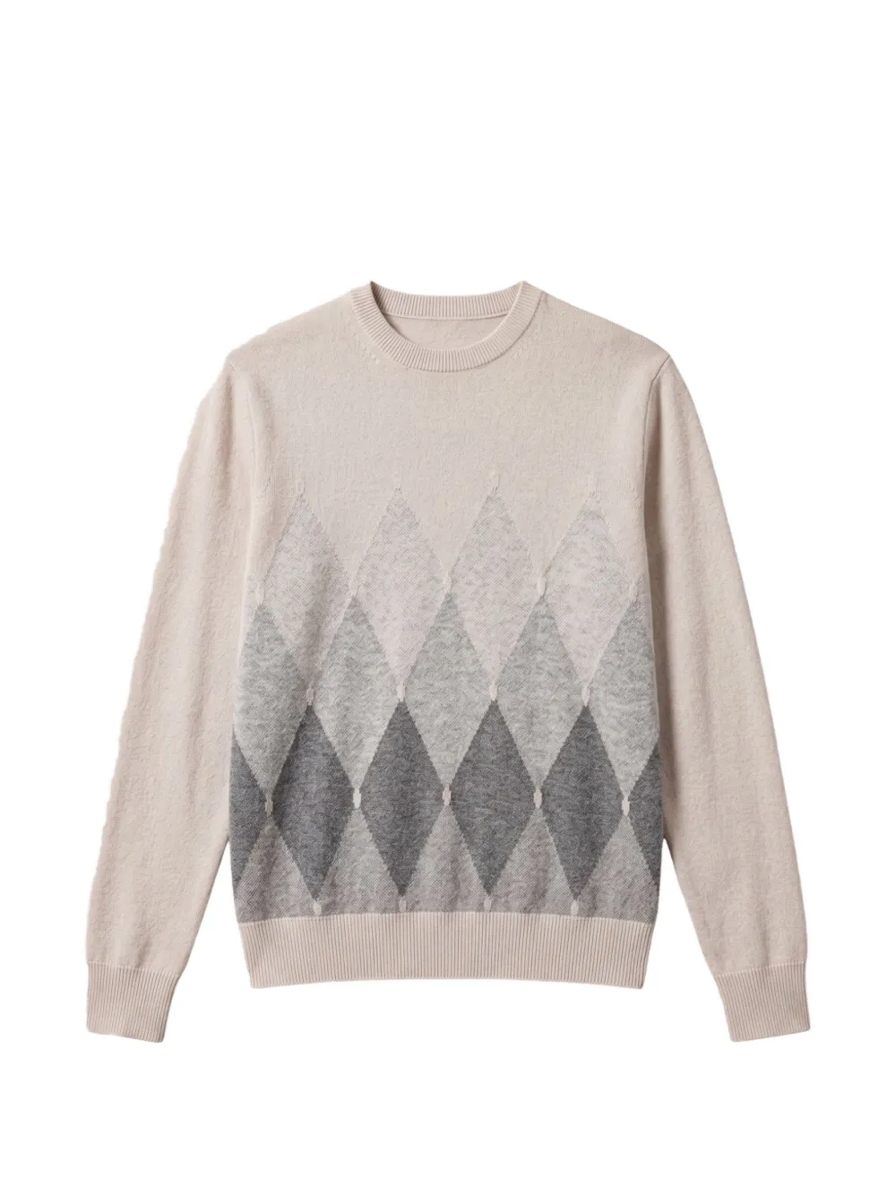 Ballantyne Maglione girocollo in cashmere - Toni neutri