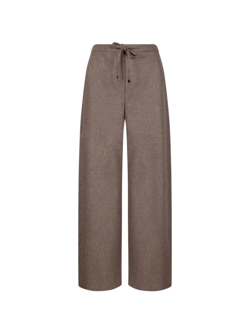 'S Max Mara Pantaloni a gamba ampia con coulisse - Marrone