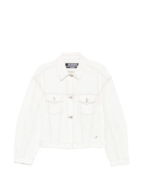 Jacquemus contrast-stitch denim jacket