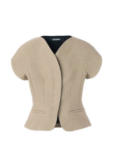 Jacquemus The Ovalo short-sleeve jacket