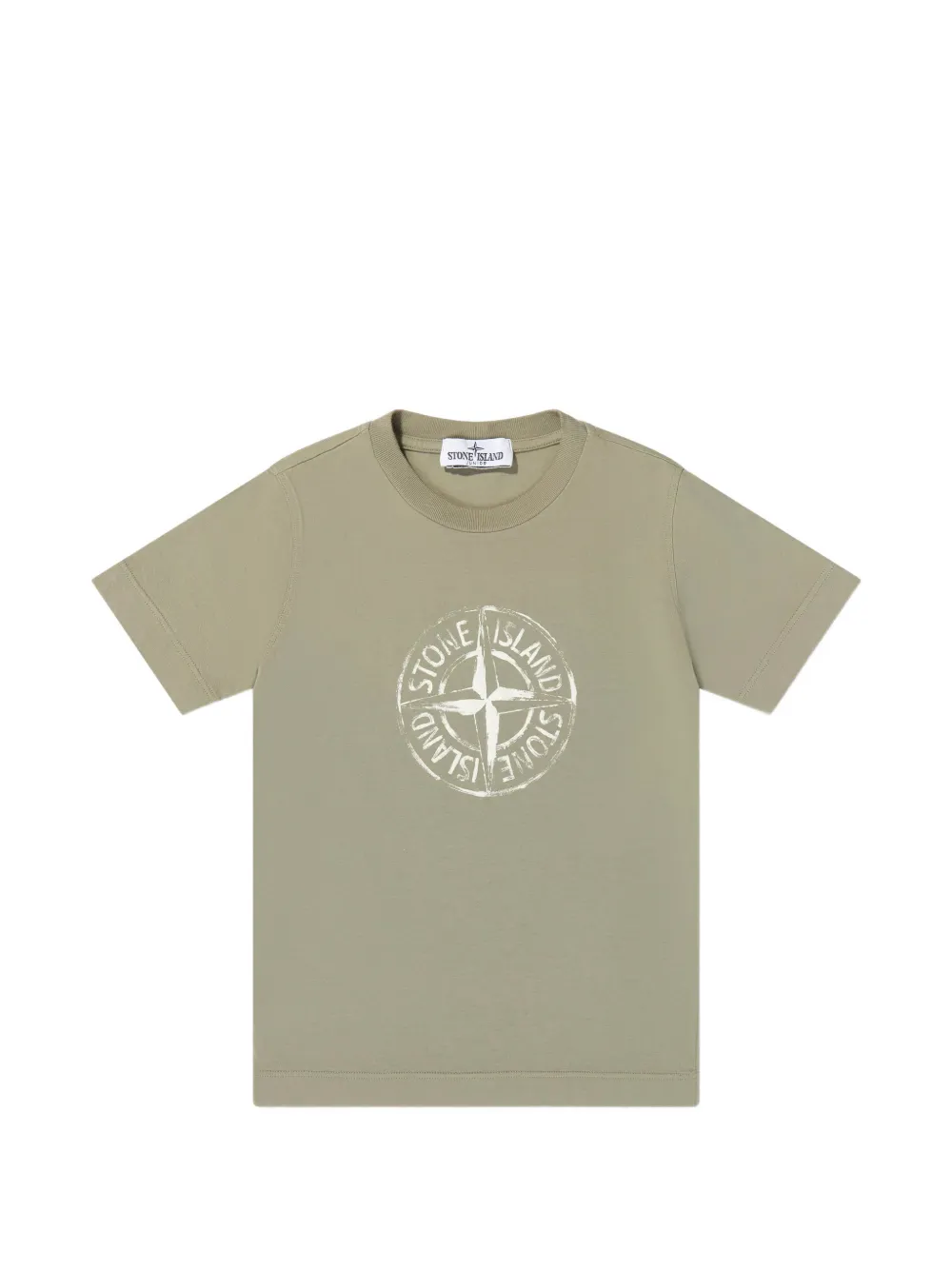 Stone Island Junior logo-print T-shirt - Verde