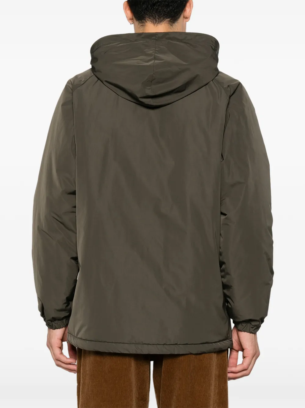 ASPESI Parka met raglan mouwen en capuchon Groen