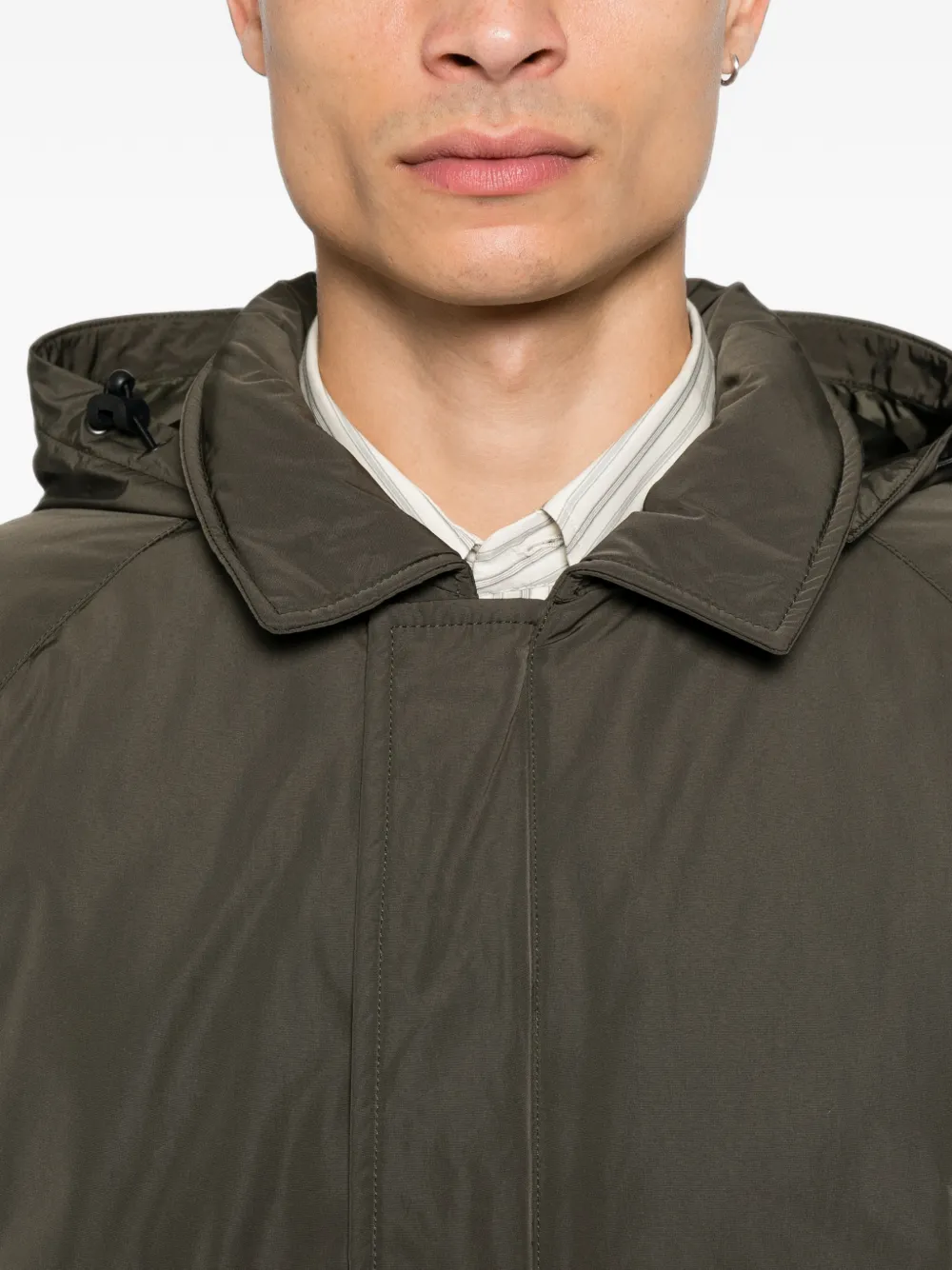 ASPESI Parka met raglan mouwen en capuchon Groen
