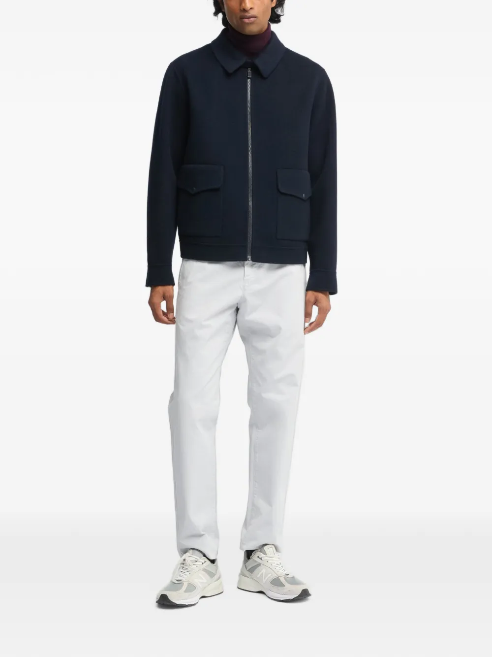 ASPESI Jack met rits Blauw