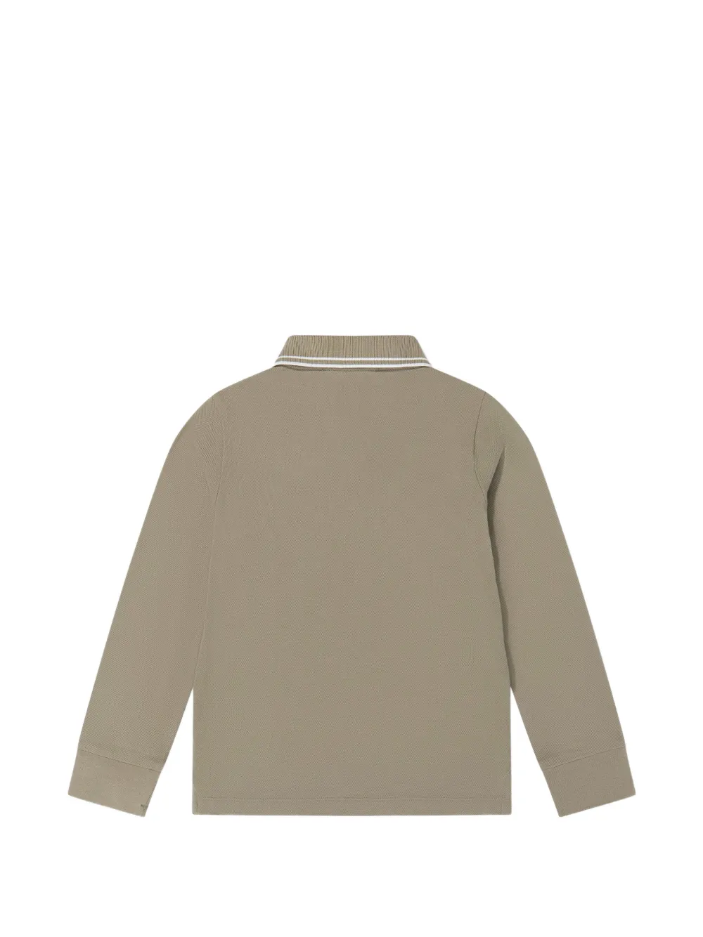 Stone Island Junior Poloshirt met logopatch Beige