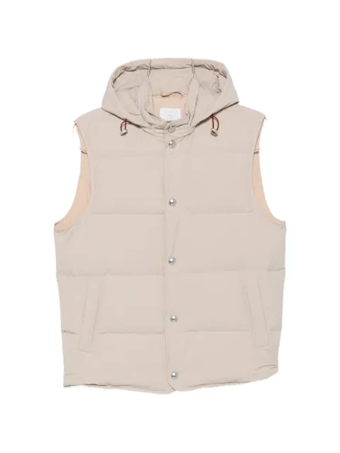 Eleventy quilted hooded gilet