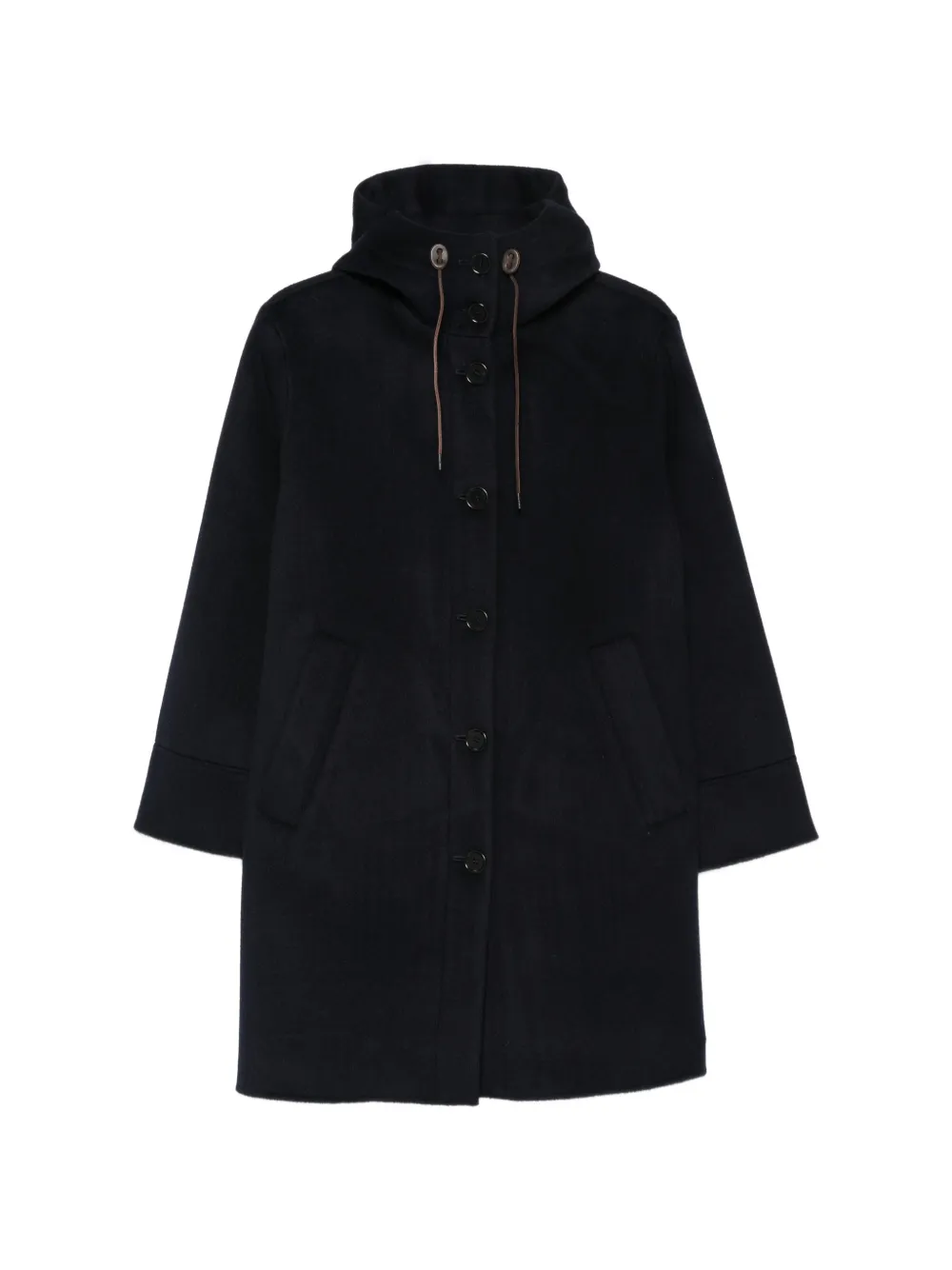 ASPESI hooded button-up coat