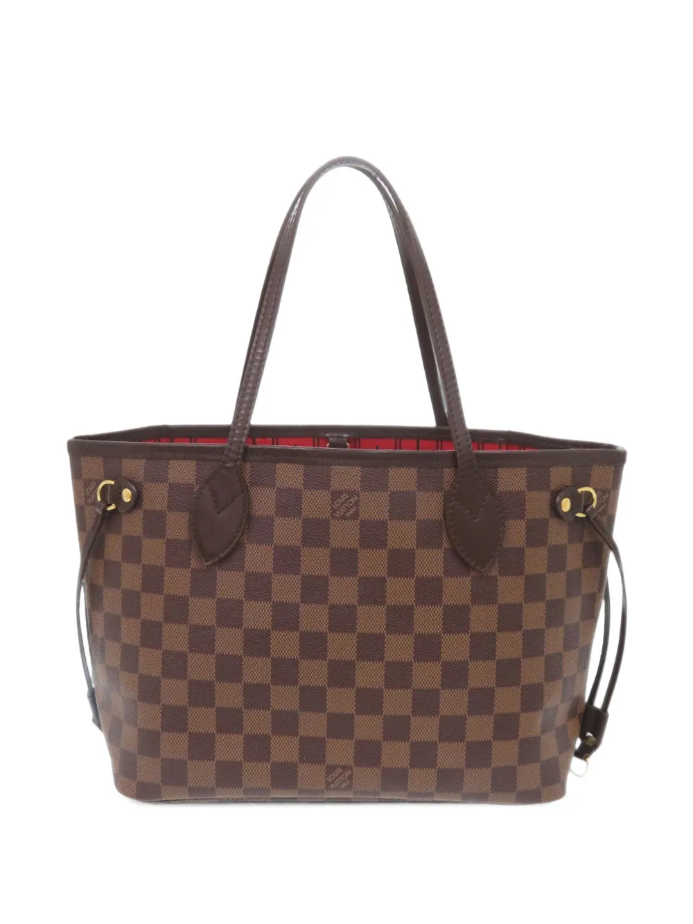 Louis Vuitton Pre-Owned Borsa tote Neverfull PM in Damier Ébène 2010-2015 - Marrone