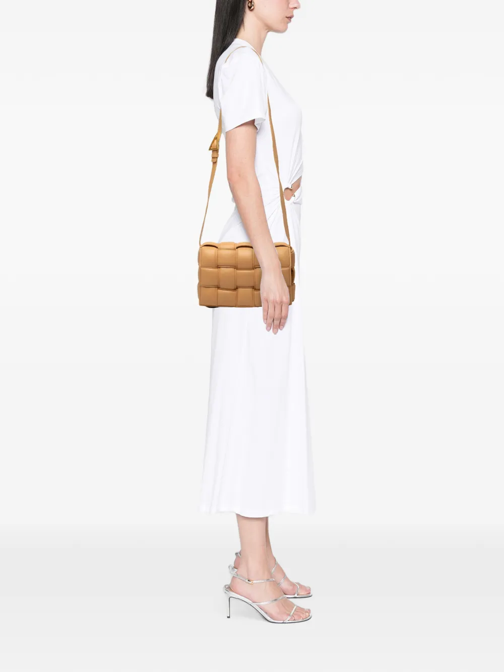 Bottega Veneta Pre-Owned 2012-2026 Nappa Intrecciato Padded Cassette crossbody bag - Marrone