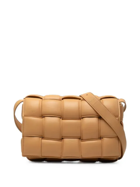 Bottega Veneta Pre-Owned sac à bandoulière matelassé Cassette en cuir Nappa Intrecciato (2012-2026)