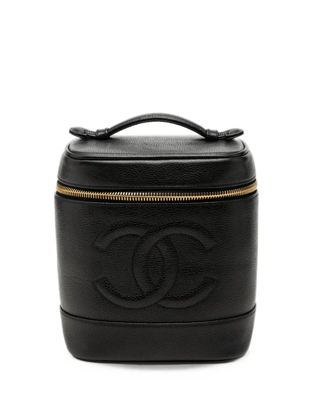 CHANEL Pre-Owned Trousse CC in pelle Caviar 1996-1997 - Nero
