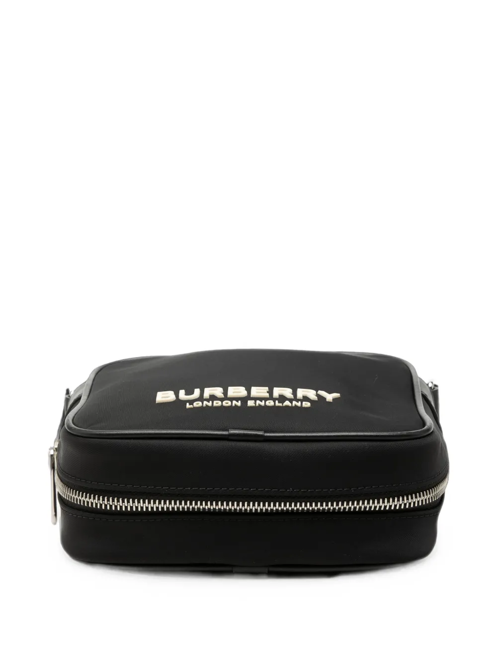 Burberry Pre-Owned 2000-2017 Paddy nylon crossbodytas Zwart