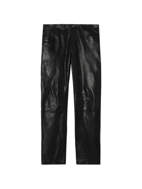 Burberry leather trousers