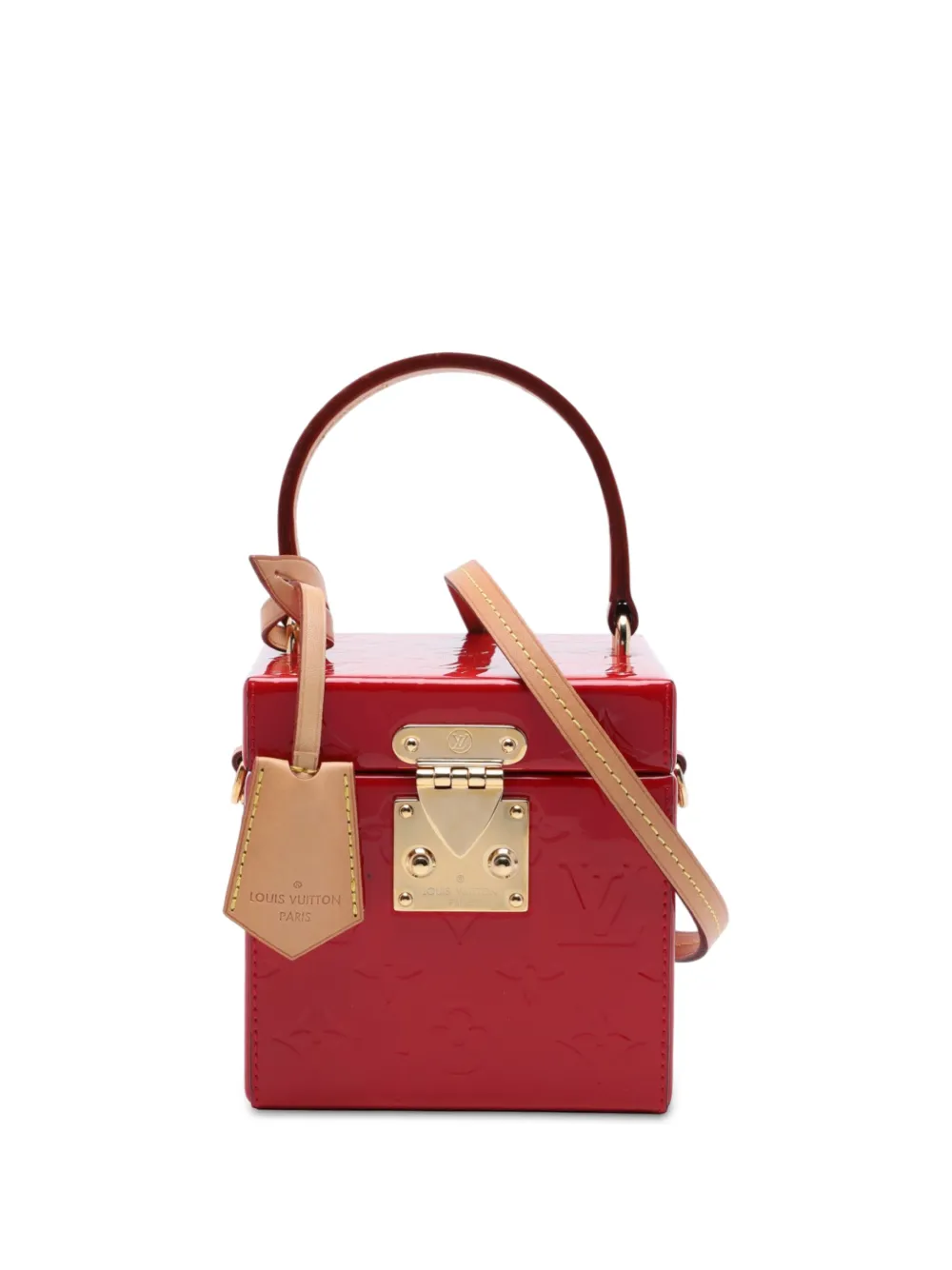 Louis Vuitton Pre-Owned 2019 Monogram Vernis Bleecker Box vanity bag - Rosso