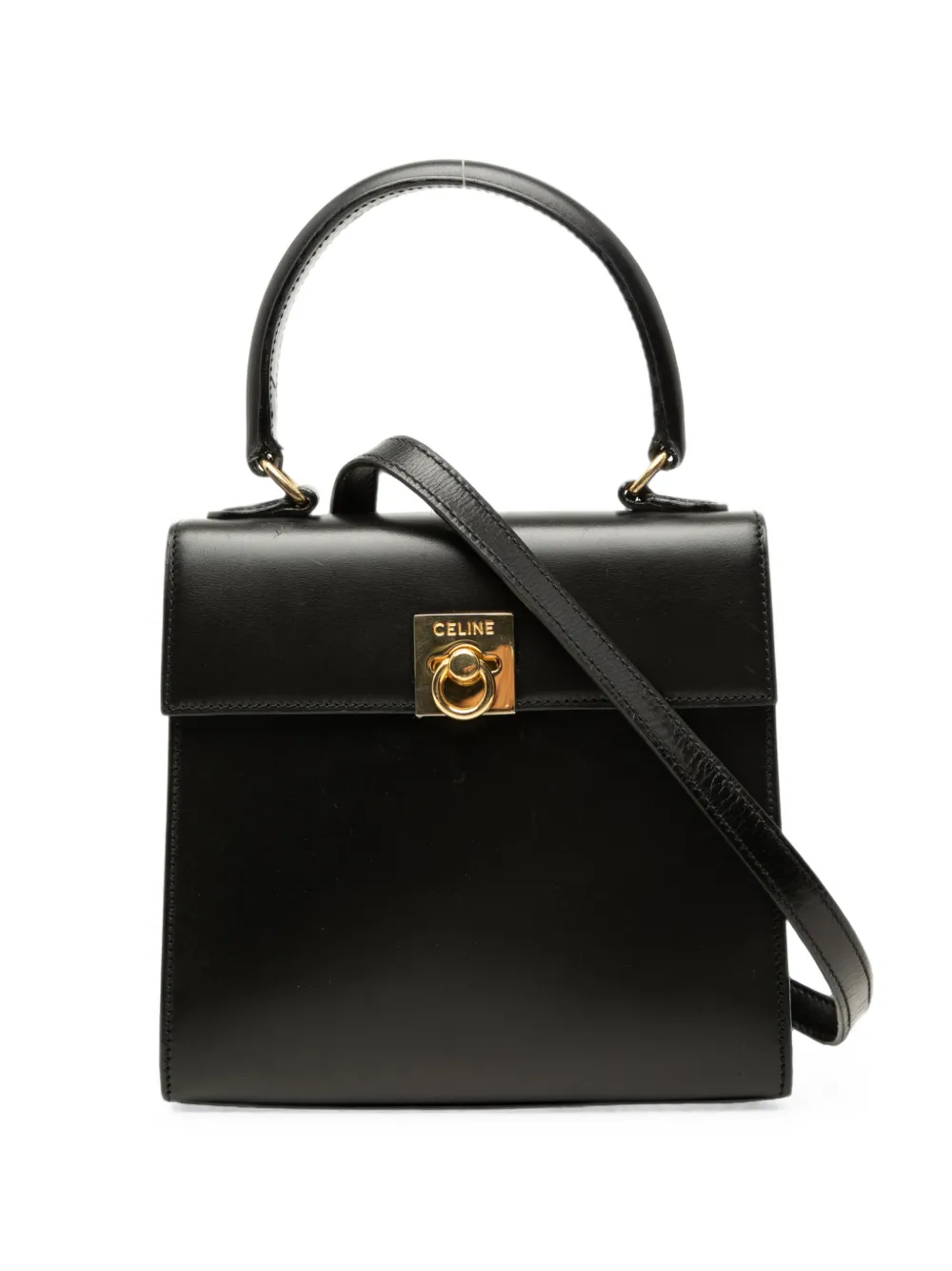 Celine Pre-Owned 2013 Leather Top Handle Bag satchel - Nero