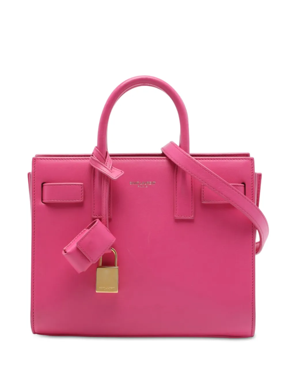 Saint Laurent Pre-Owned 2014 Nano Leather Sac De Jour satchel - Rosa