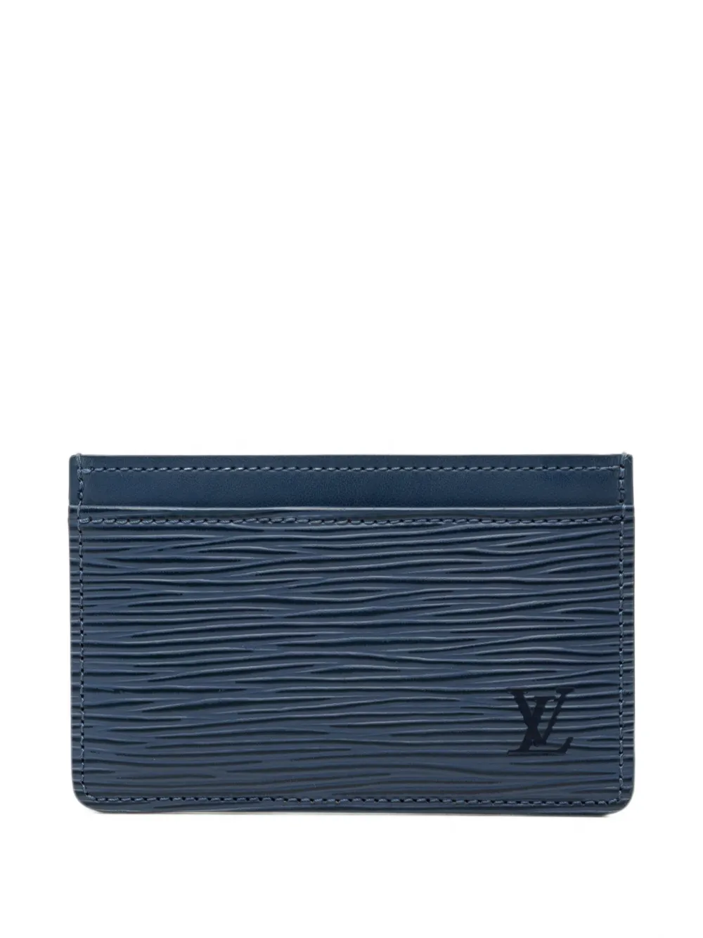 Louis Vuitton Pre-Owned Portacarte in pelle Epi 2005 - Blu