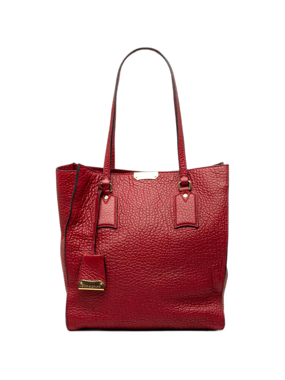 Burberry Pre-Owned 2000-2017 Grained Calfskin Heritage Woodbury tote bag - Rot