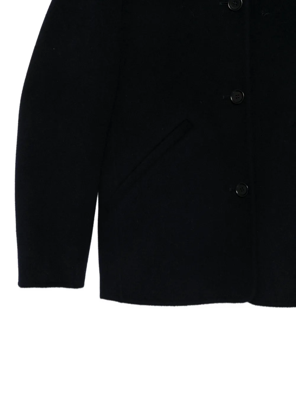 ASPESI Button-up jack Zwart