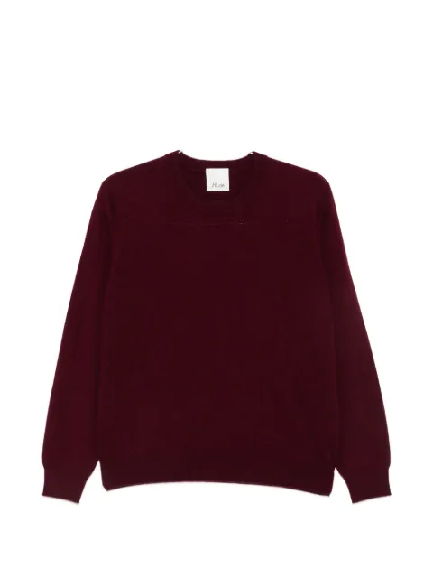 Allude crew-neck long-sleeve sweater