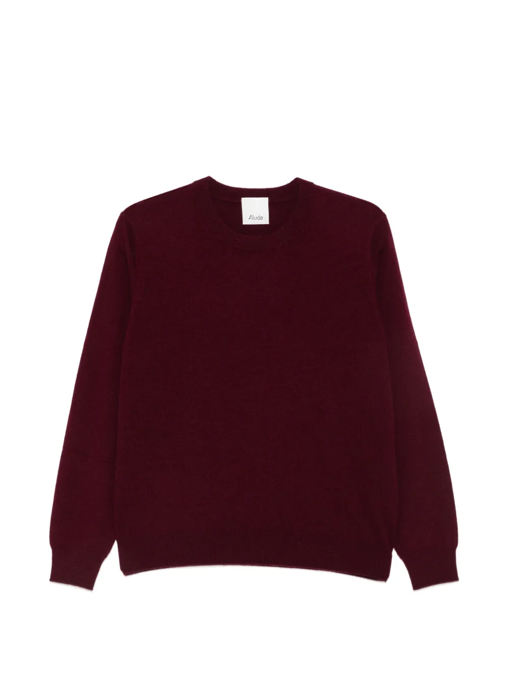 Allude crew-neck long-sleeve sweater