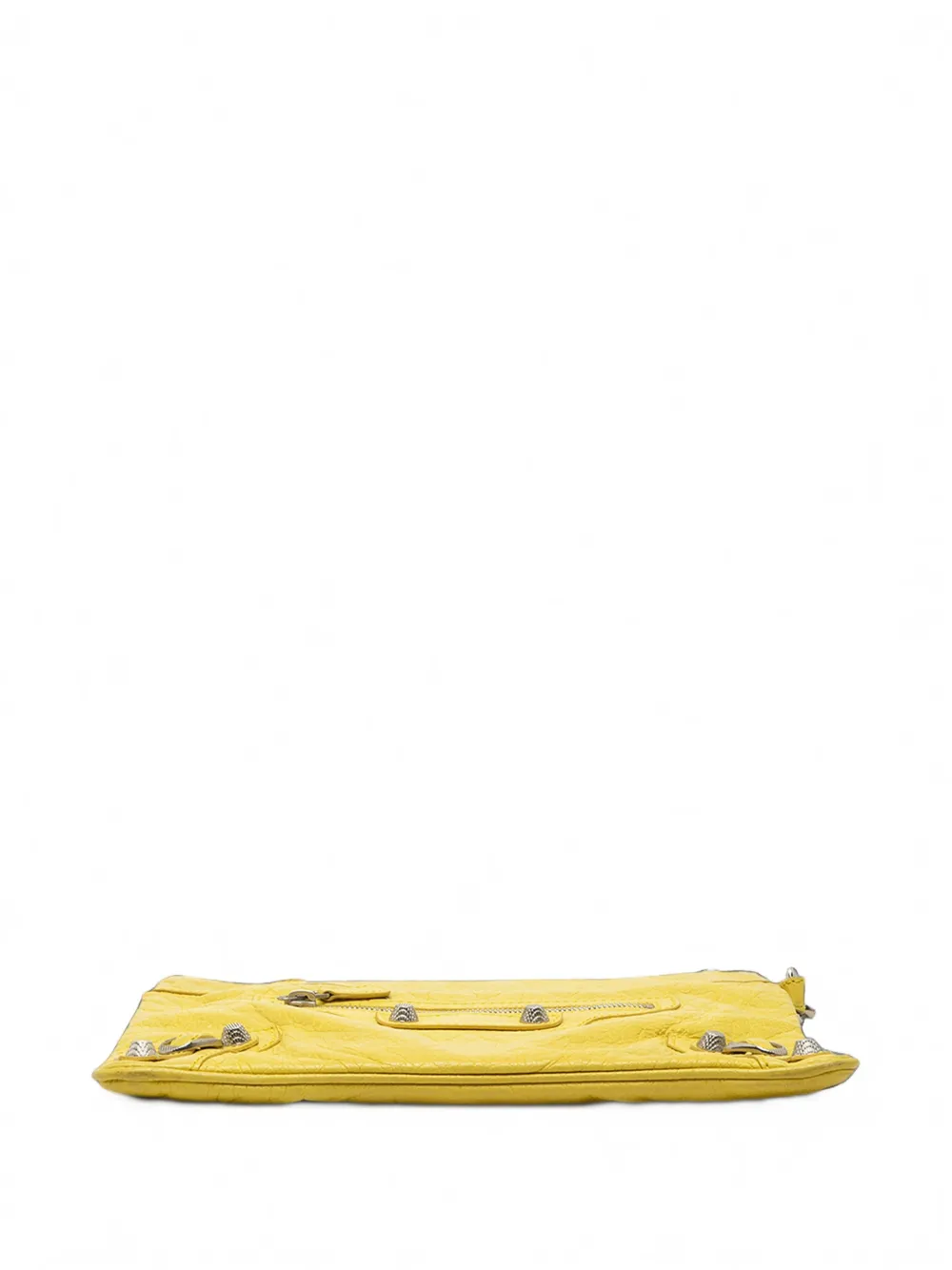 Balenciaga Pre-Owned 2013 Motocross Giant 12 Envelope lamsleren clutch Geel