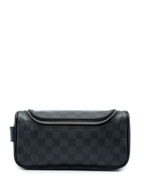 Louis Vuitton Pre-Owned 2012 다미에 그래파이트 트래블 파우치