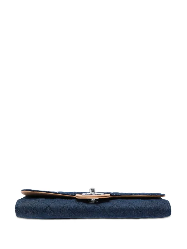 CHANEL Pre-Owned 2010-2011 ココマーク マトラッセ デニム ターン