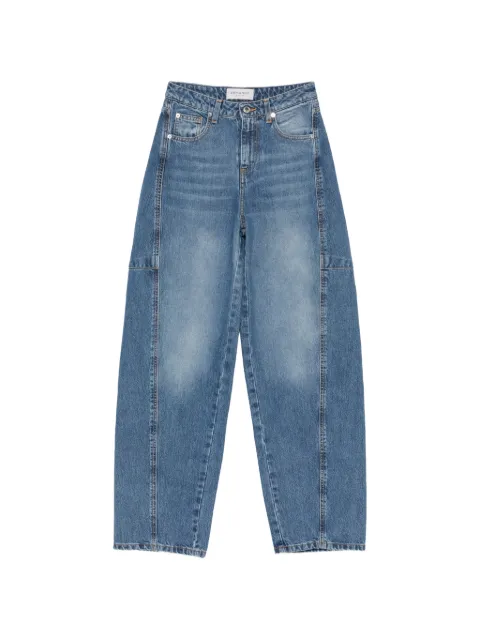 ERMANNO FIRENZE  jeans con efecto desgastado y paneles