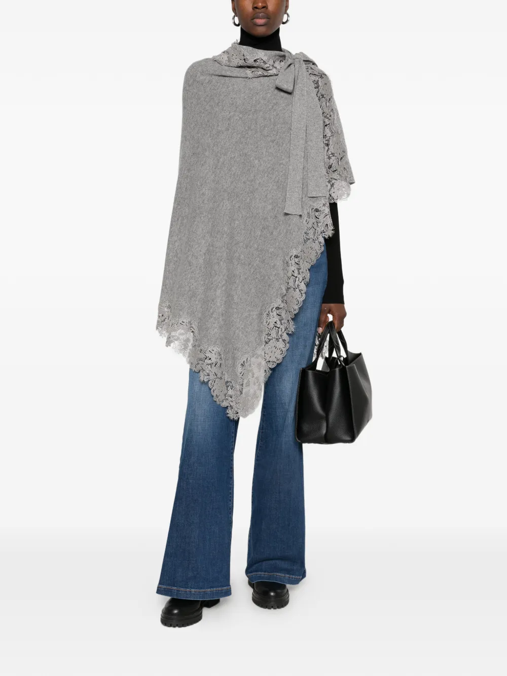 ERMANNO FIRENZE wide-leg jeans Blauw