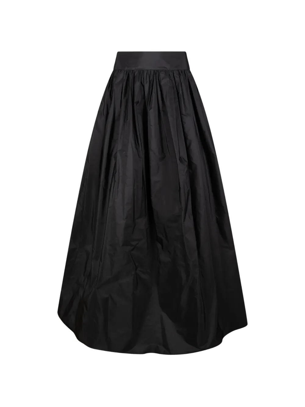Max Mara Gesmockte maxi-rok met peplum-taille Zwart