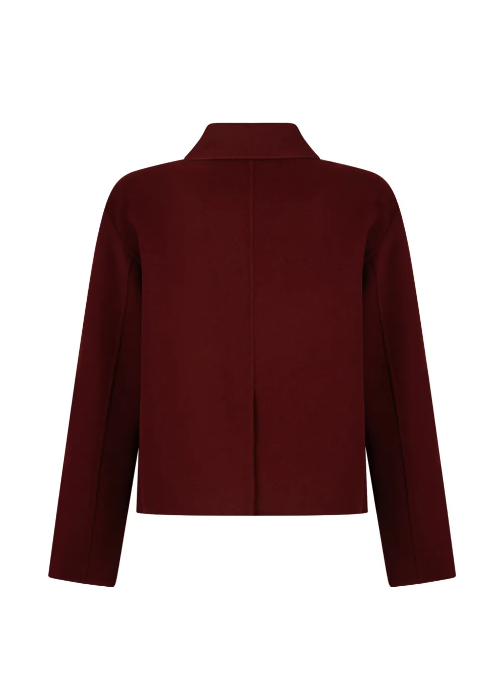 'S Max Mara Jack met knoopsluiting en kraag Rood