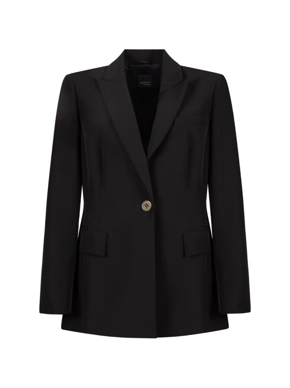 Marina Rinaldi single-breasted peaked-lapels blazer