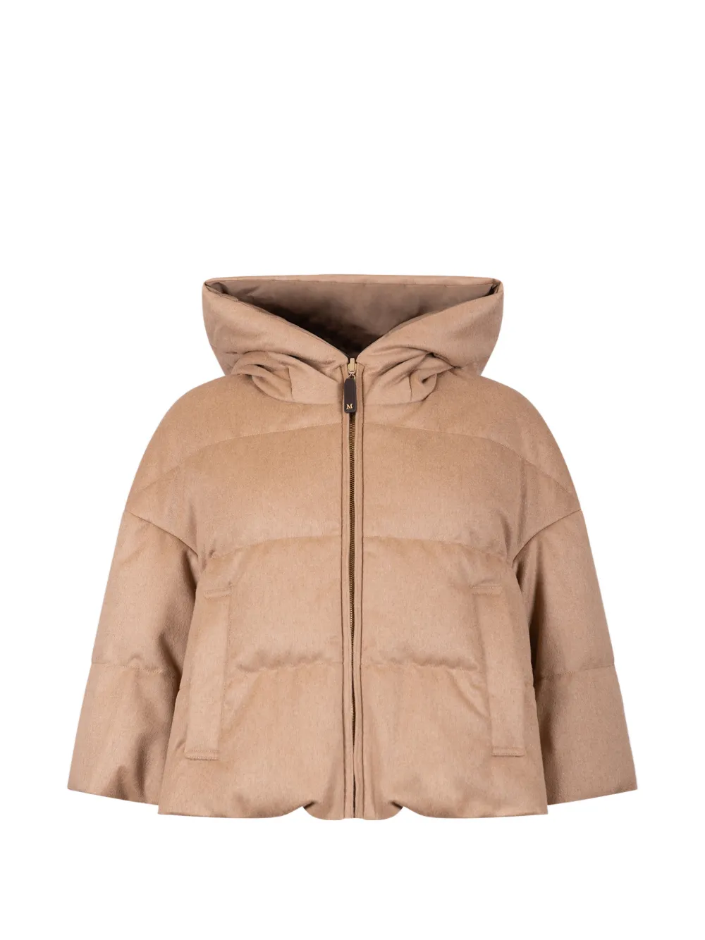 Max Mara The Cube reversible hooded jacket - Marrone