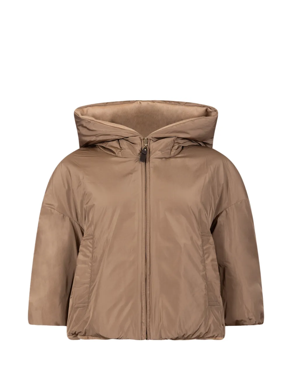 Max Mara The Cube omkeerbaar jack met capuchon Bruin