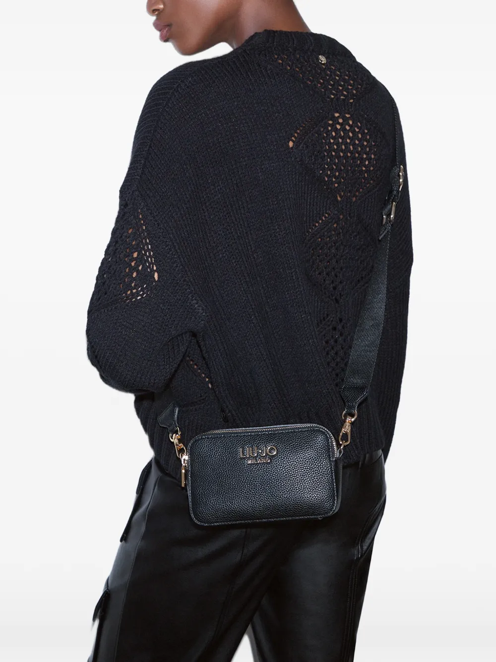 LIU JO Kleine crossbodytas Zwart