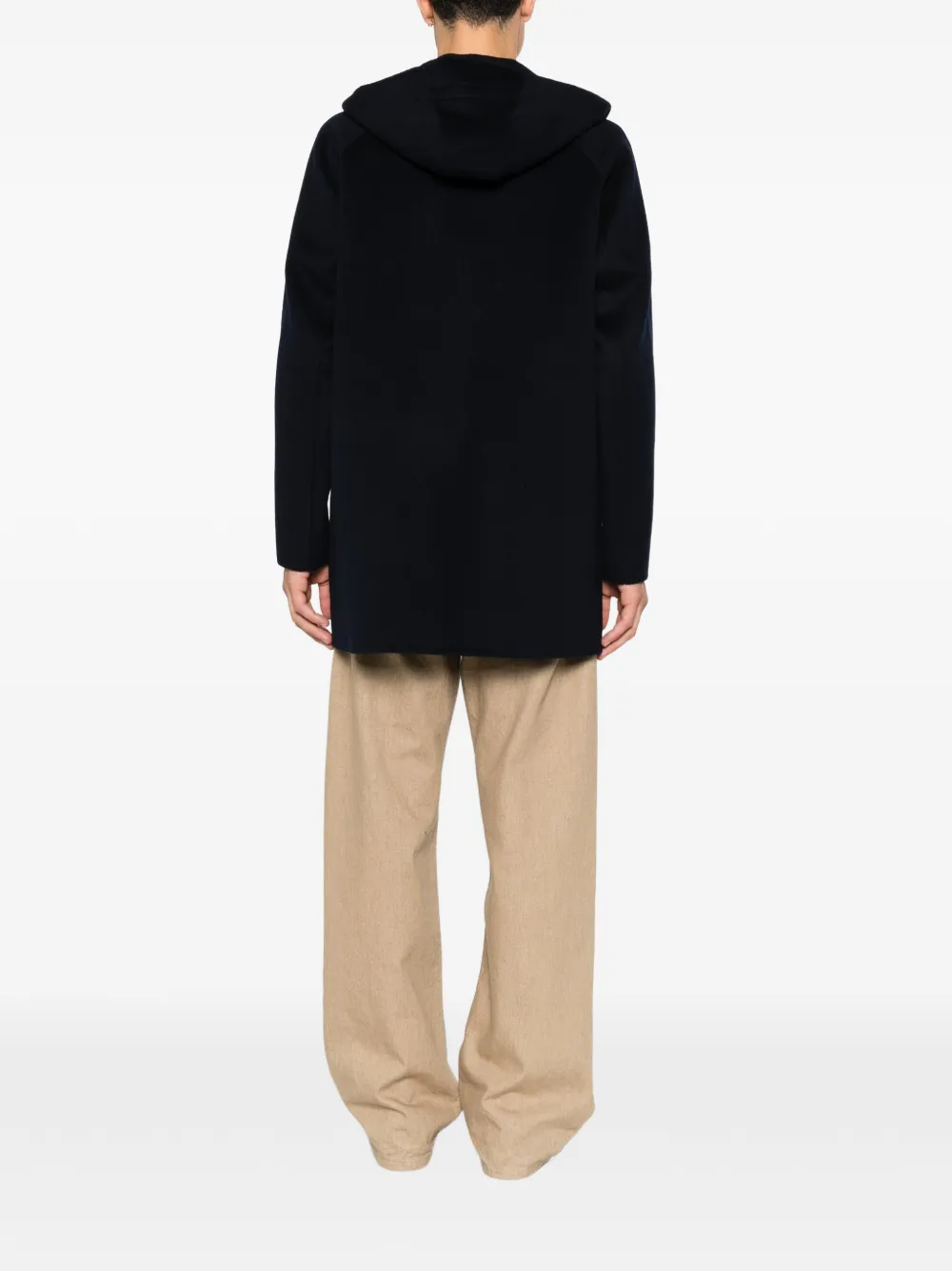 ASPESI Parka met capuchon en rits Blauw
